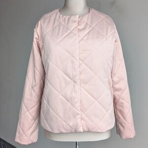 ASOS Satin Pink Quilted Women's Jacket